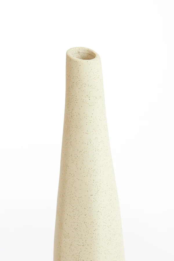 Vase 12x11,5x60 cm MERZO ceramics ecru
