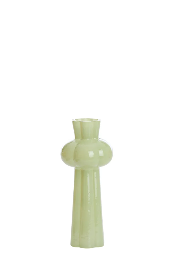 Vase 11x25 cm KORTESU glass mint green
