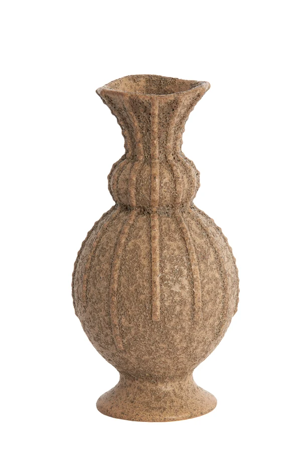 Vase 11x22 cm SORREL ceramics matt dark brown