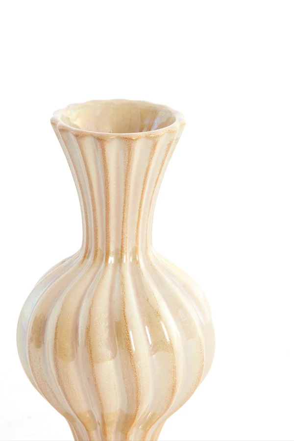 Vase 11x22 cm SAVI ceramics sand