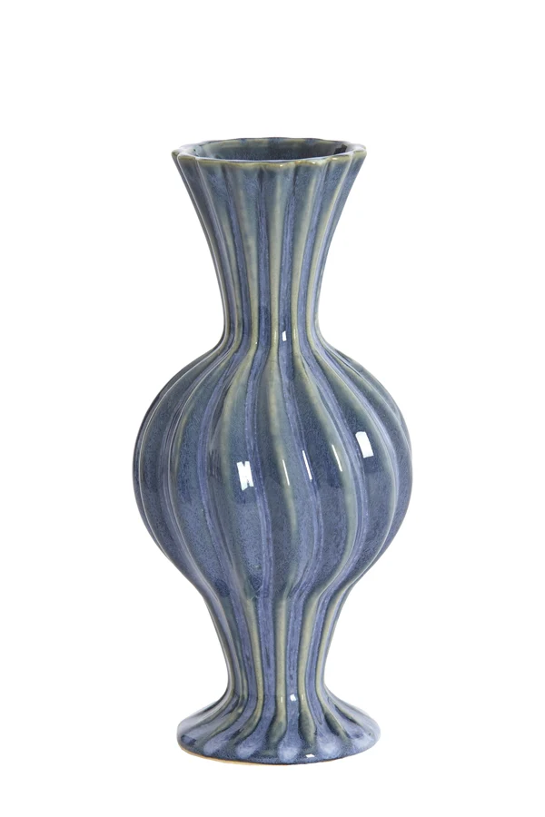 Vase 11x22 cm SAVI ceramics blue-purple