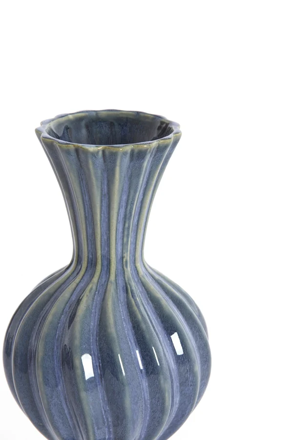 Vase 11x22 cm SAVI ceramics blue-purple