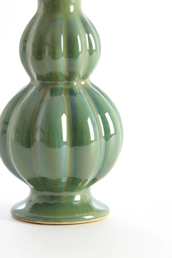 Vase 11x22 cm NAIDA ceramics dark green