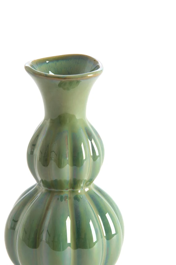 Vase 11x22 cm NAIDA ceramics dark green