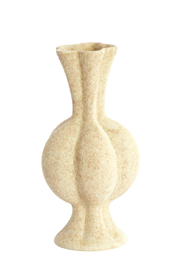 Vase 11,5x22 cm SAVI ceramics matt sand