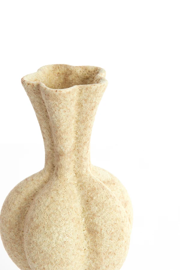 Vase 11,5x22 cm SAVI ceramics matt sand