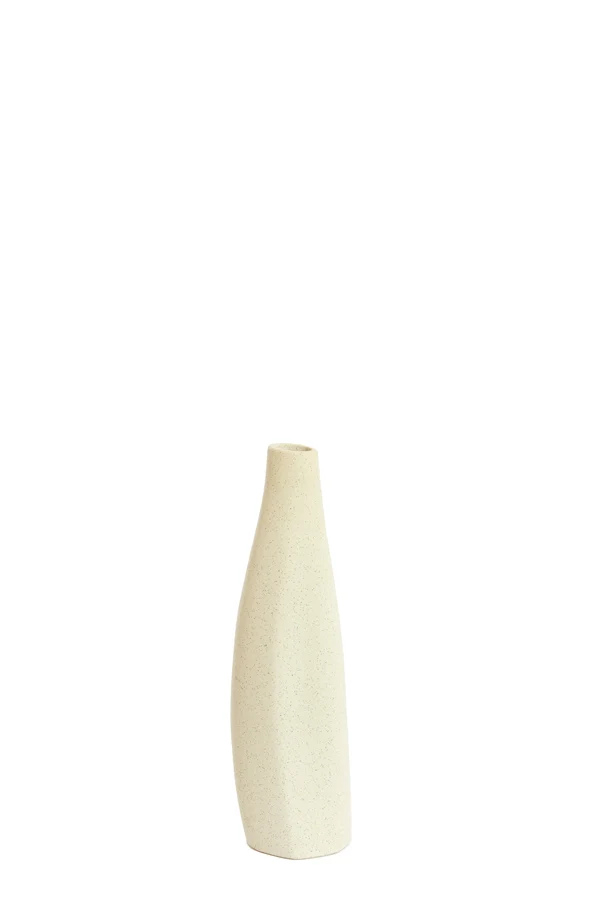 Vase 11,5x10x40 cm MERZO ceramics ecru