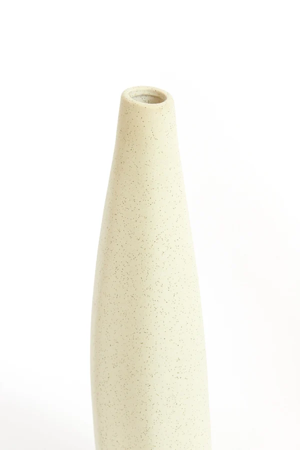 Vase 11,5x10x40 cm MERZO ceramics ecru