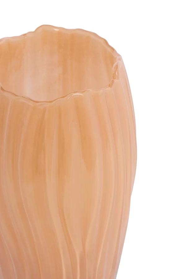 Vase 10x20 cm BESALU glass caramel