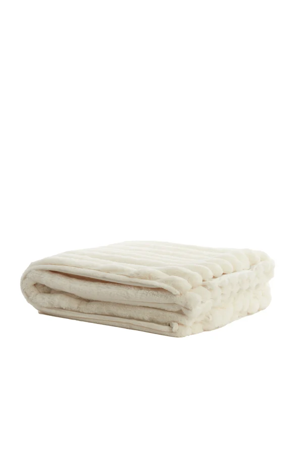 Throw 170x130 cm VAJEN cream