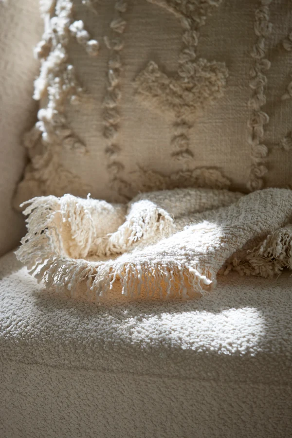 Throw 170x130 cm MIRASO natural