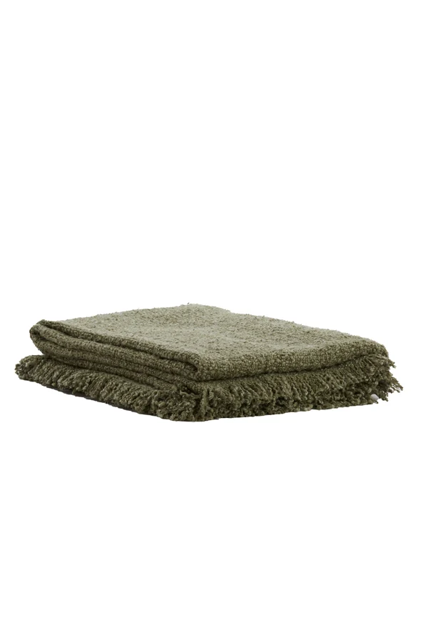 Throw 170x130 cm MIRASO green