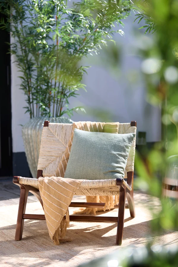 Throw 170x130 cm BATERNO brown+white