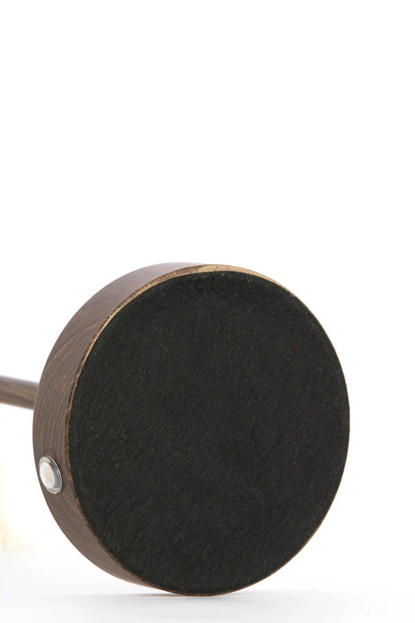 Table lamp LED 17x35 cm DINY wood print dark brown+cream