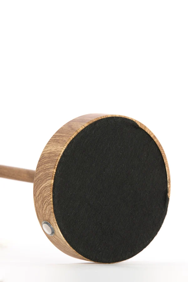 Table lamp LED 17x35 cm DINY wood print+cream