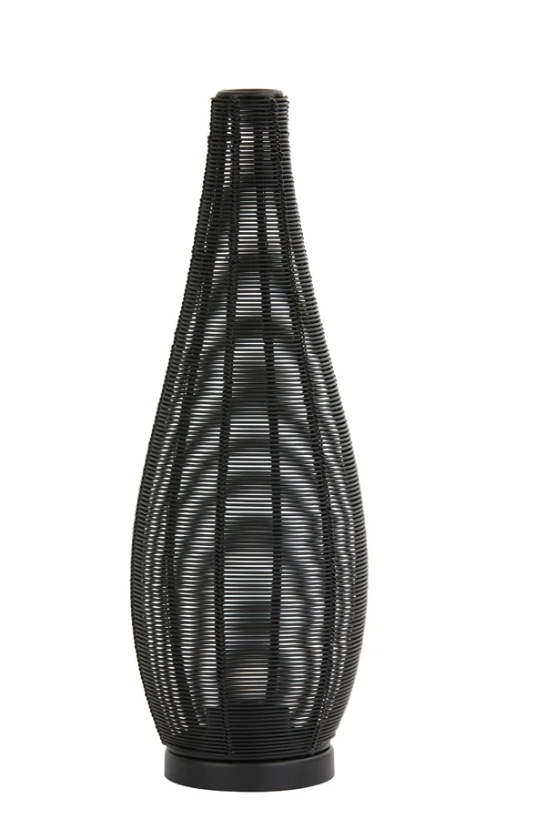 Tealight 11x33 cm SUNEKA matt black