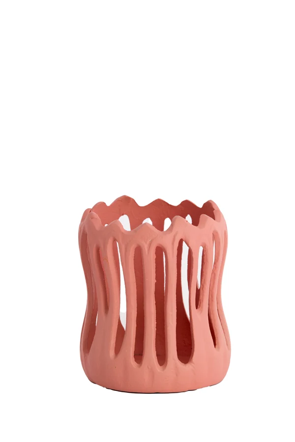 Tealight 11x13 cm TIVOLI matt light pink