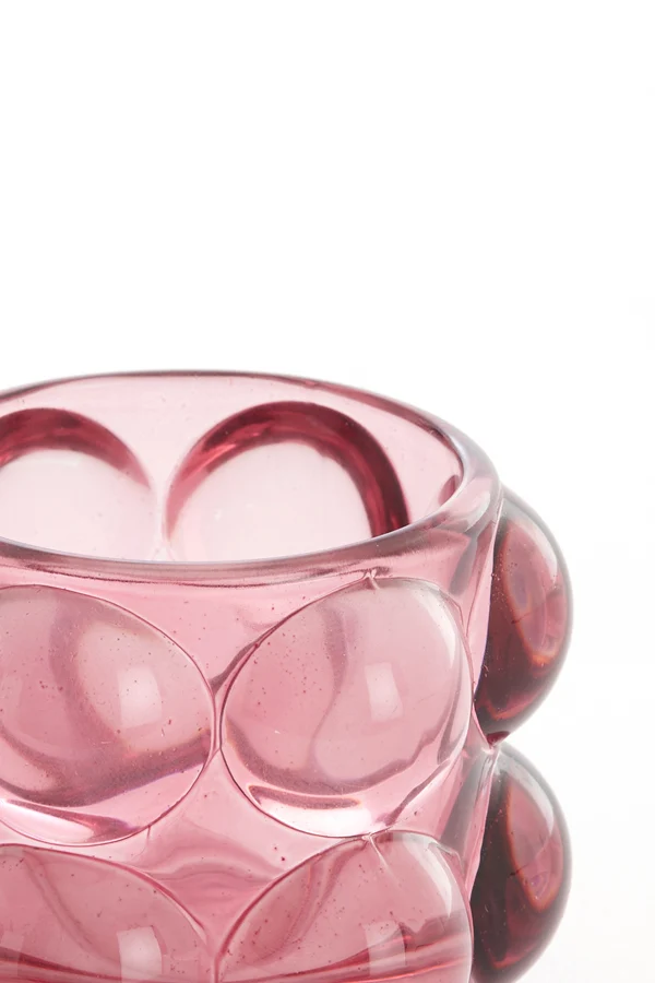 Tealight 8,5x6,5 cm ZADAR glass purple