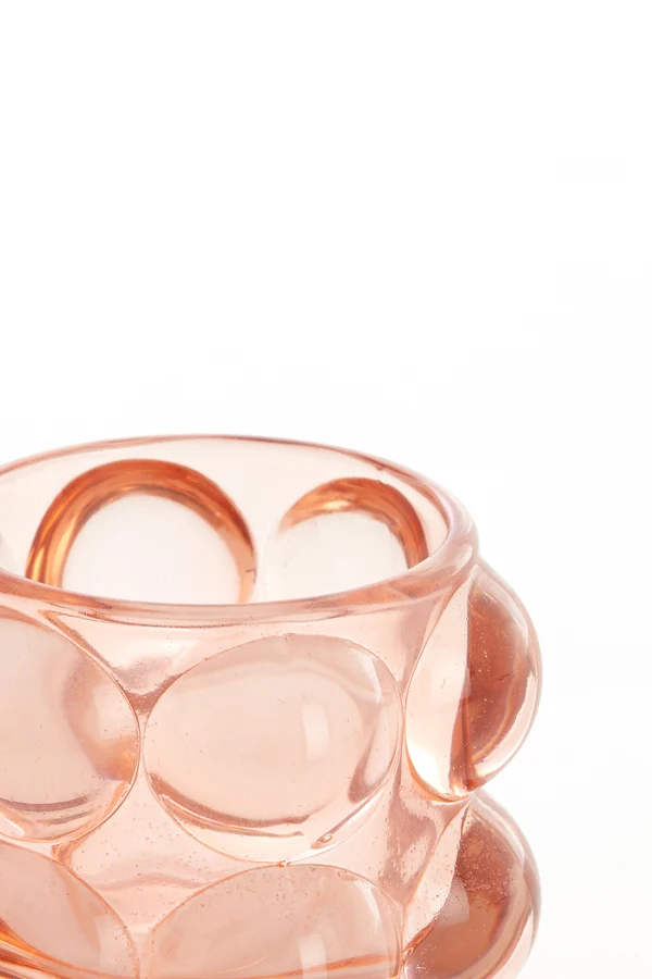 Tealight 8,5x6,5 cm ZADAR glass peach