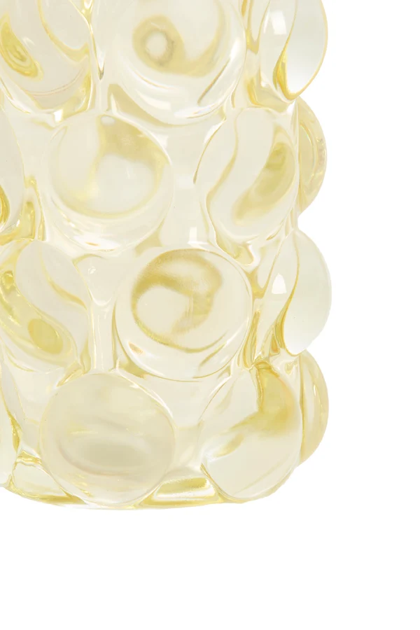 Tealight 8,5x12,5 cm ZADAR glass yellow