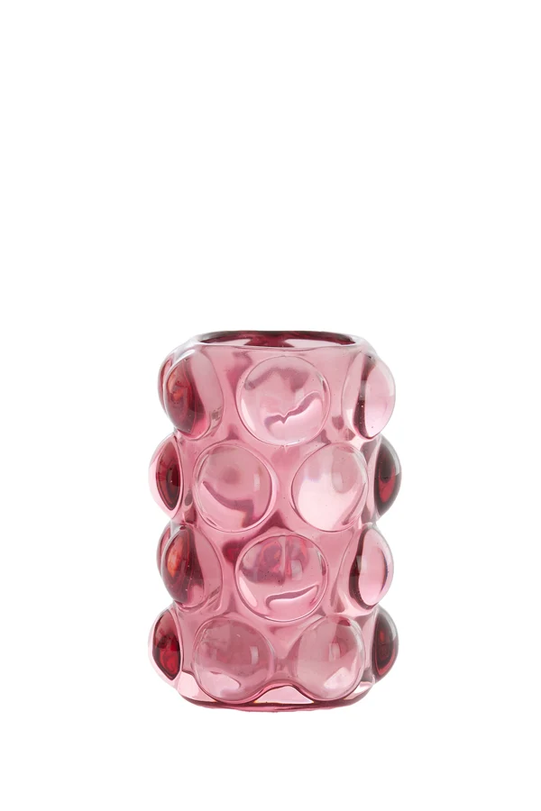 Tealight 8,5x12,5 cm ZADAR glass purple