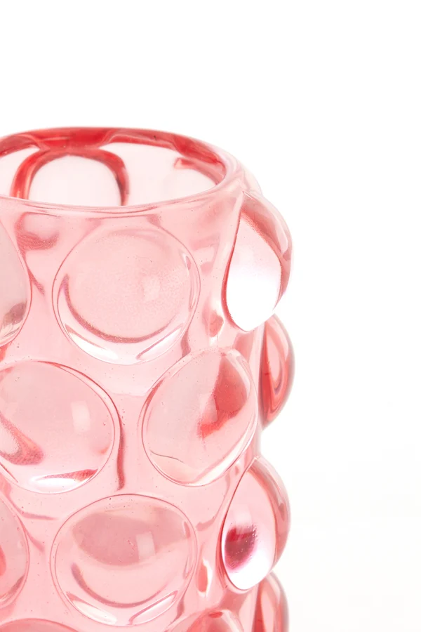 Tealight 8,5x12,5 cm ZADAR glass pink