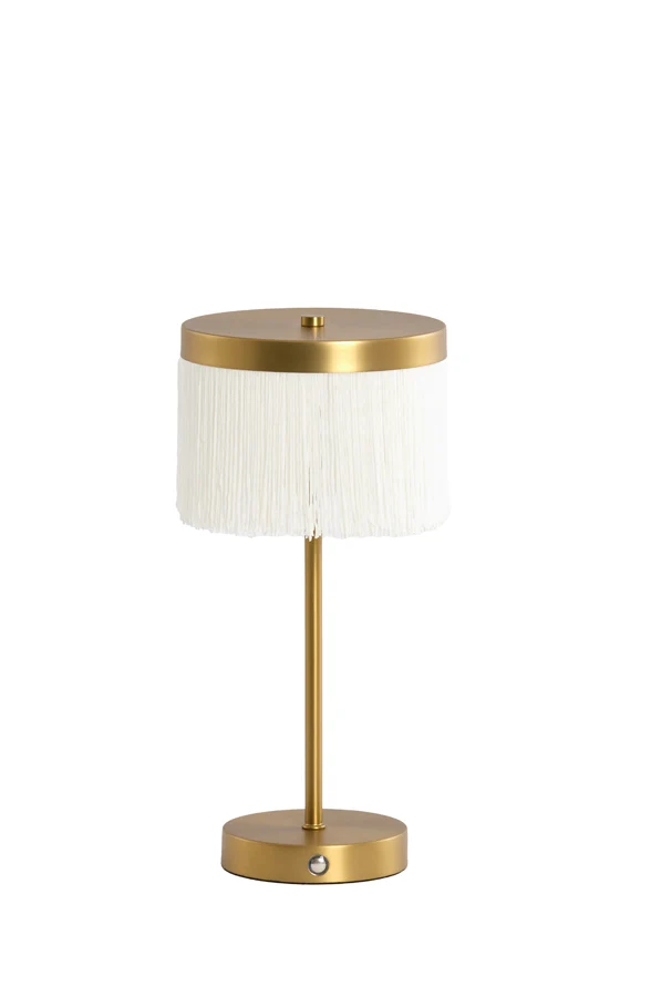 Table lamp LED 17x35 cm DINY antique bronze+cream
