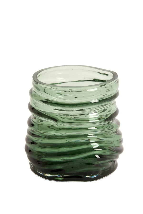 Tealight 11,5x10,5 cm MILYAN glass green