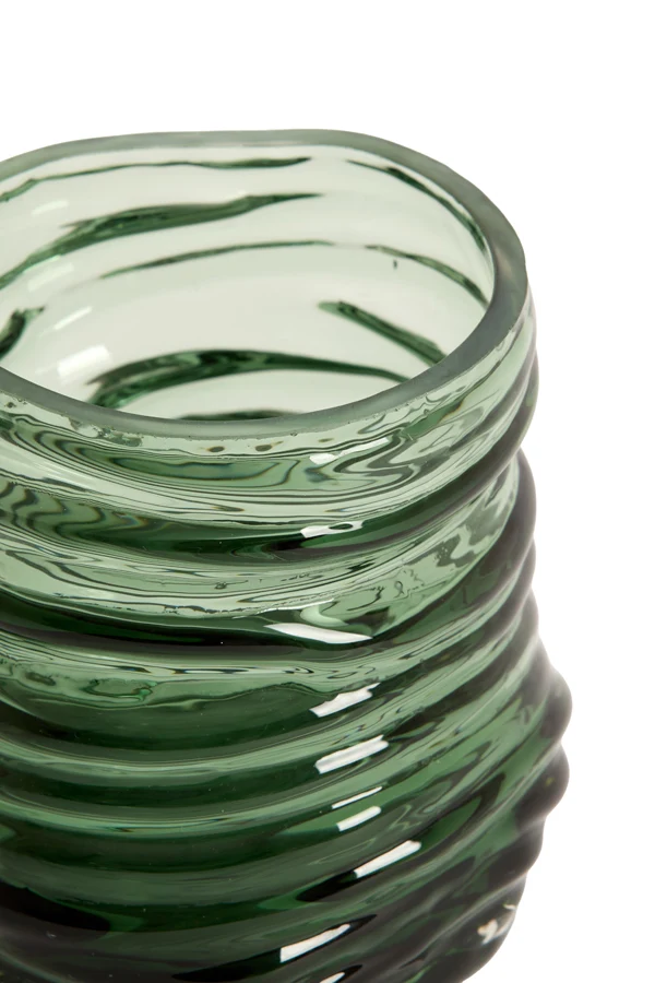 Tealight 11,5x10,5 cm MILYAN glass green