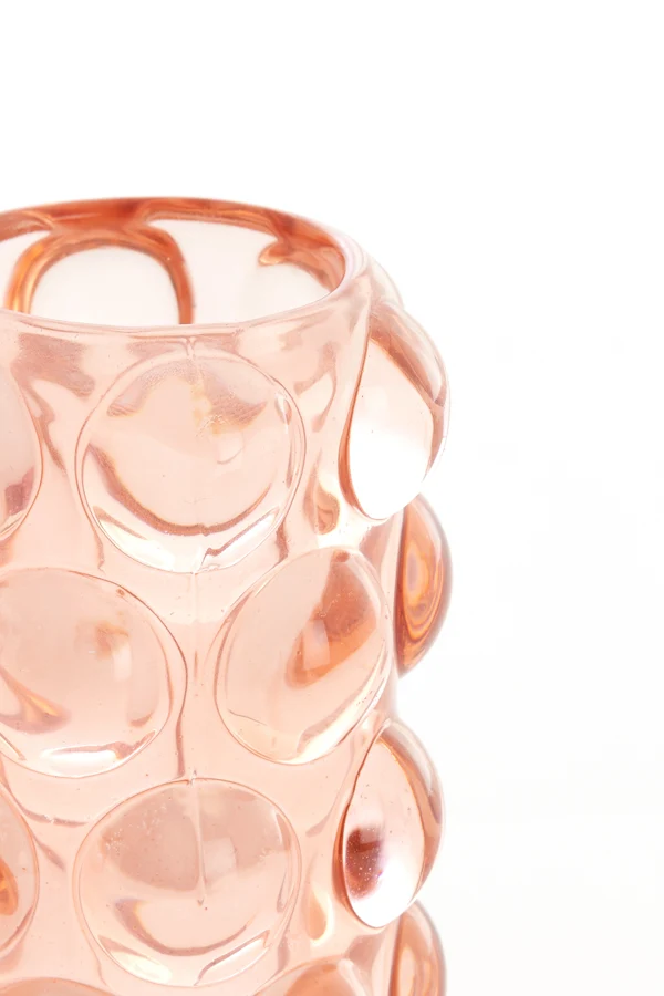 Tealight 8,5x12,5 cm ZADAR glass peach