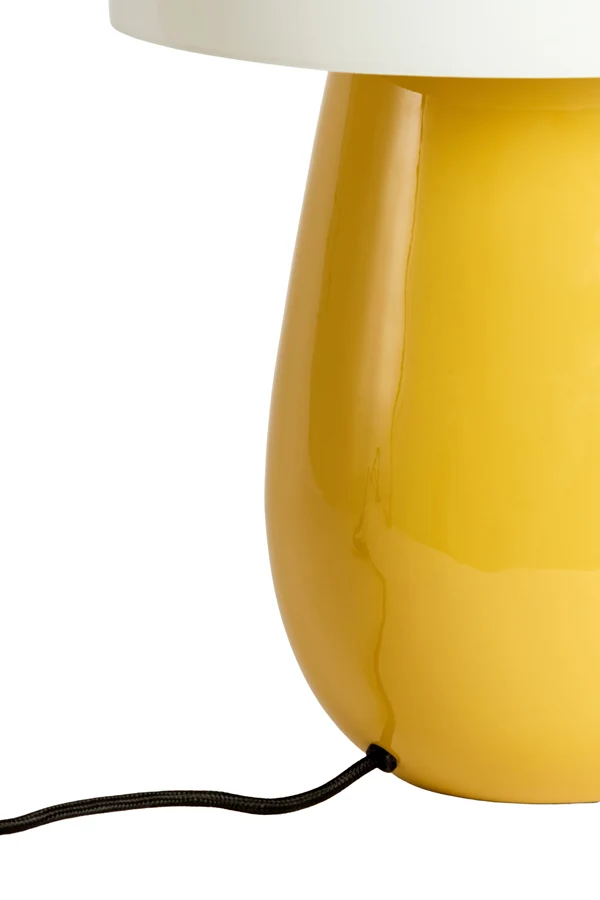 Table lamp 30x45 cm LINOR shiny yellow