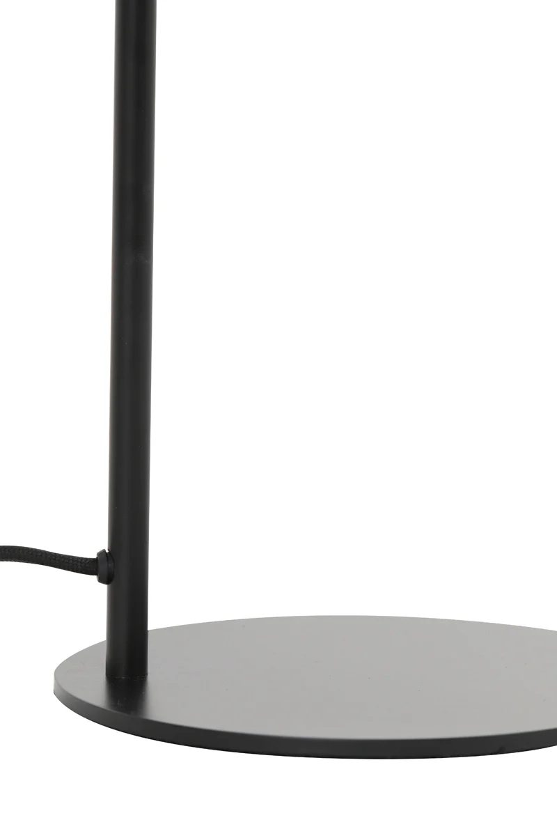 Table lamp E14 28x17x50,5 cm RAKEL matt black+smoked