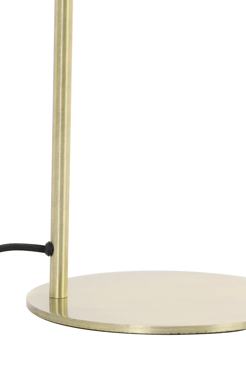 Table lamp E14 28x17x50,5 cm RAKEL antique bronze+smoked