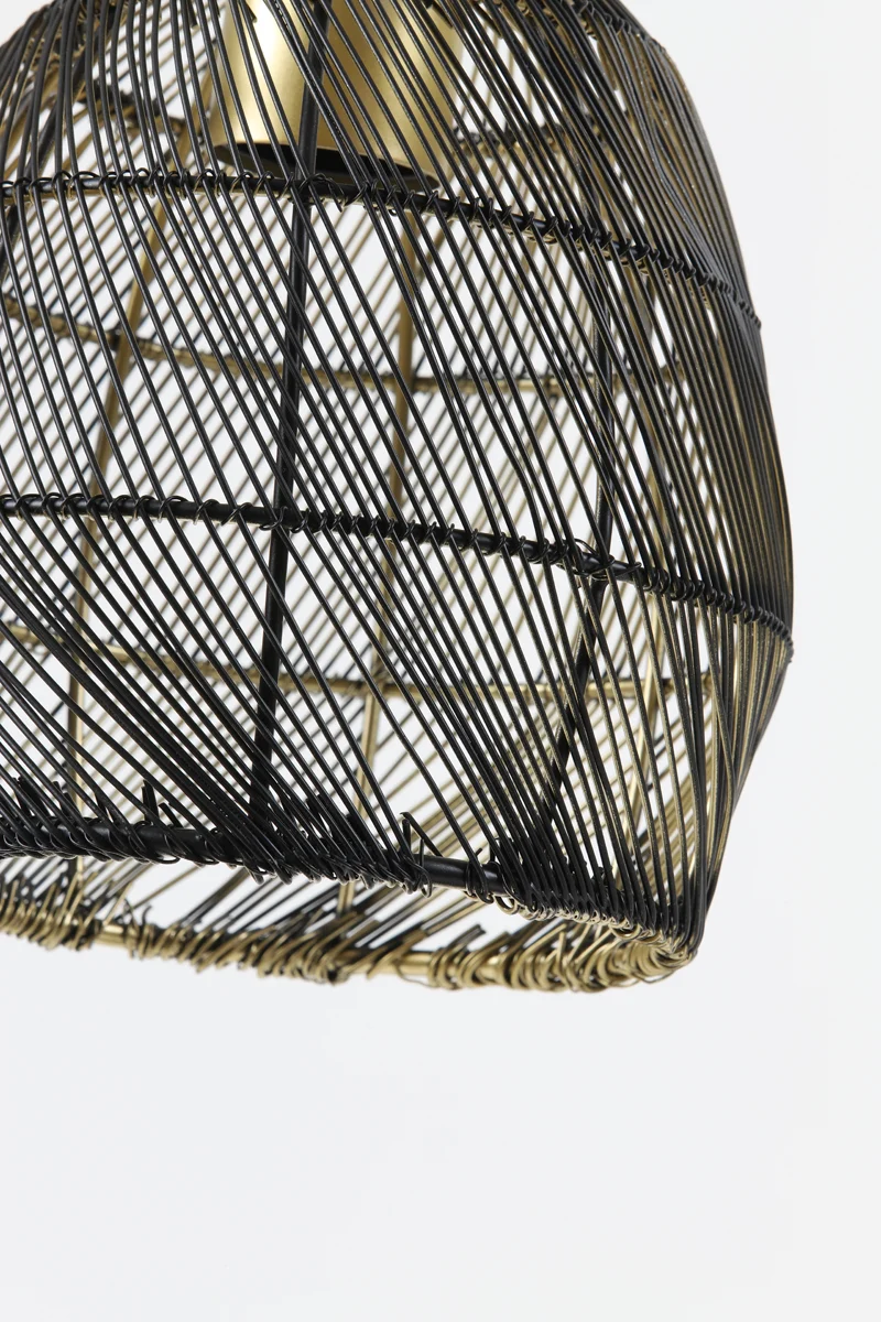 Table lamp 23x18x60 cm MEYA matt black+gold