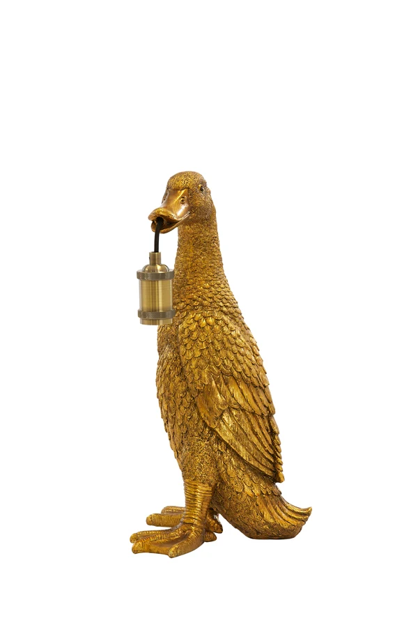 Table lamp 23,5x23x48,5 cm DUCK antique bronze