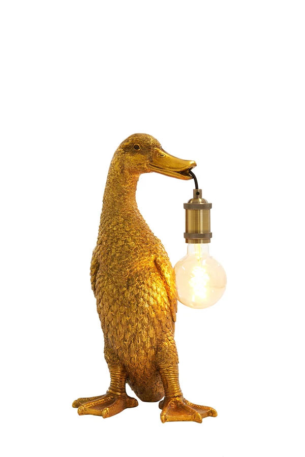 Table lamp 23,5x23x48,5 cm DUCK antique bronze