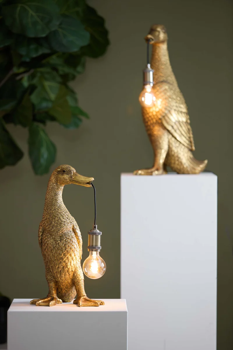 Table lamp 23,5x23x48,5 cm DUCK antique bronze
