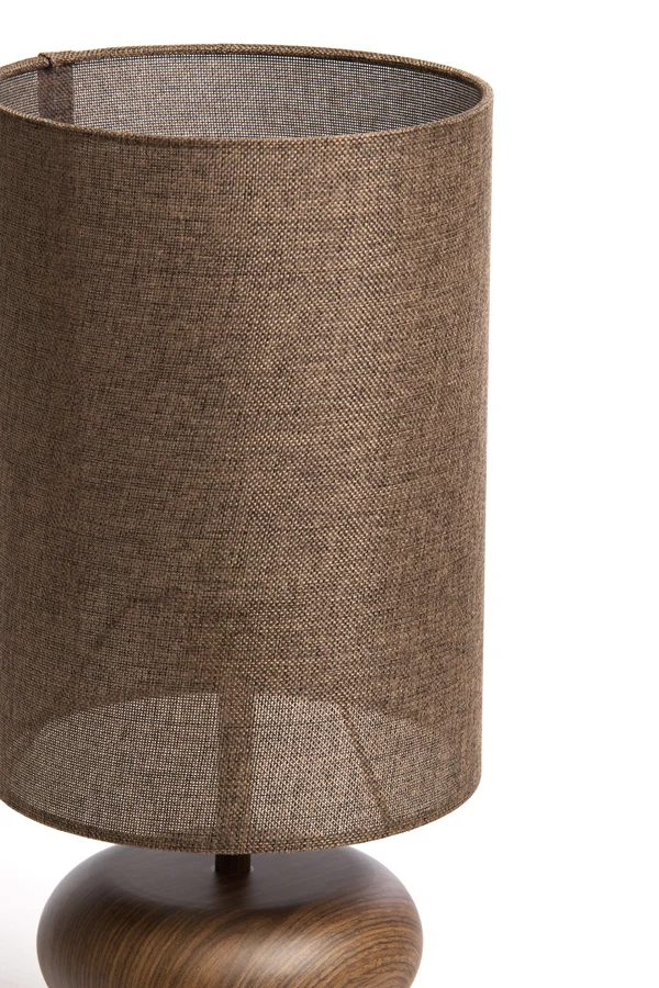 Table lamp 22x50,5 cm DANIALO wood print d brown+d brown
