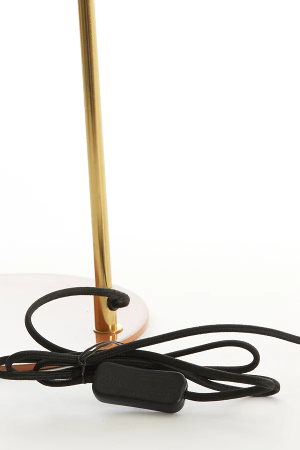 Table lamp 22x47 cm MALEKA shiny orange+gold