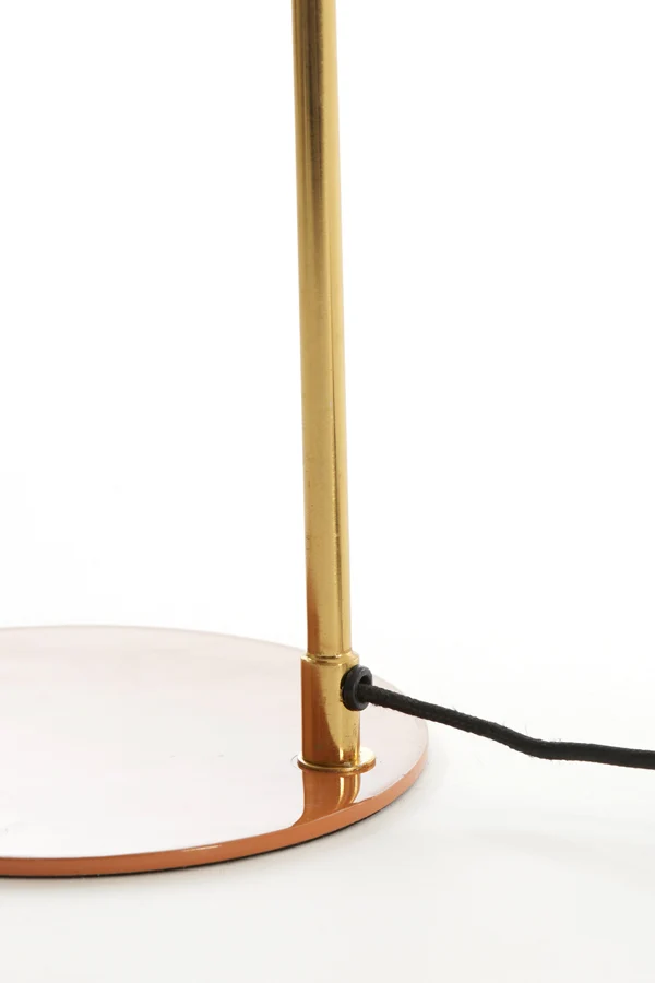 Table lamp 22x47 cm MALEKA shiny orange+gold
