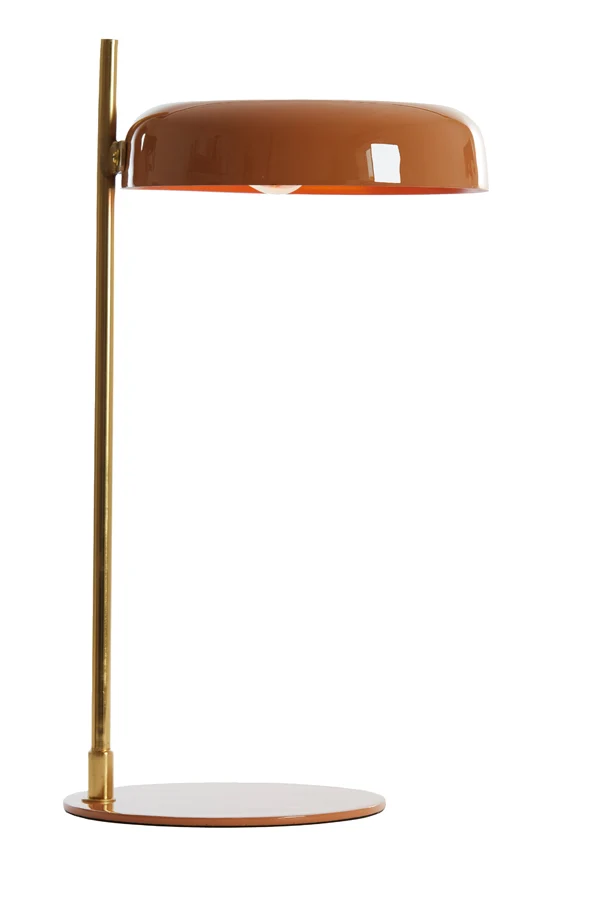 Table lamp 22x47 cm MALEKA shiny orange+gold