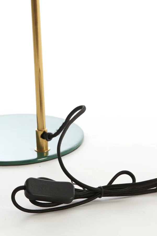 Table lamp 22x47 cm MALEKA shiny dark green+gold