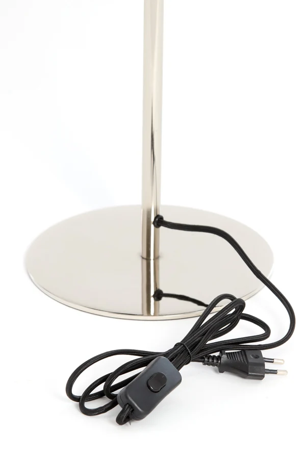 Table lamp 22x34 cm SURIN shiny nickel