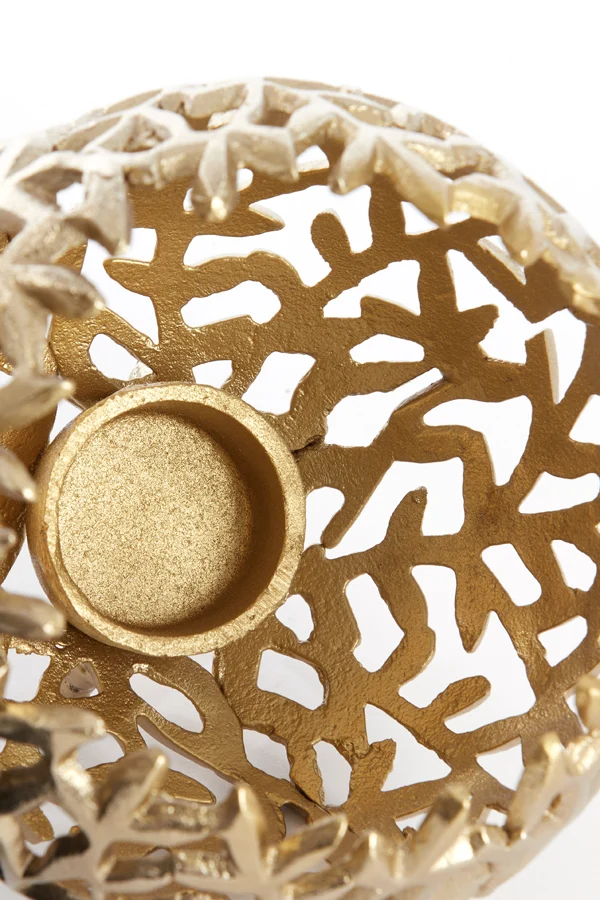 Tealight 10x9 cm FAMARI antique gold