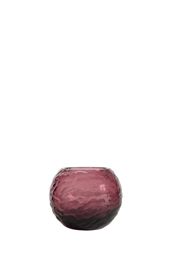 Tealight 10x8 cm ECLAT glass purple