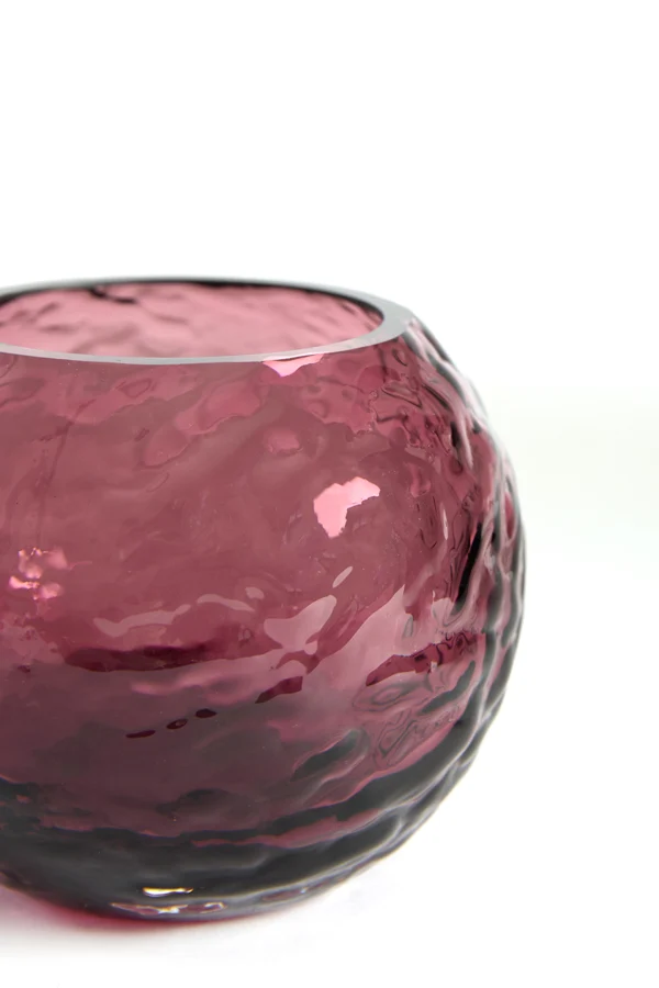 Tealight 10x8 cm ECLAT glass purple