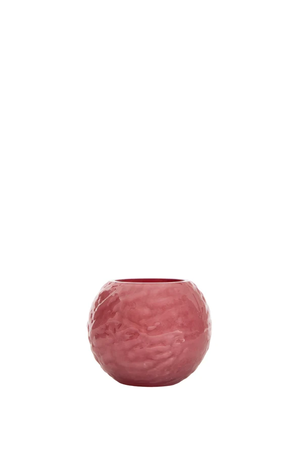 Tealight 10x8 cm ECLAT glass dark pink