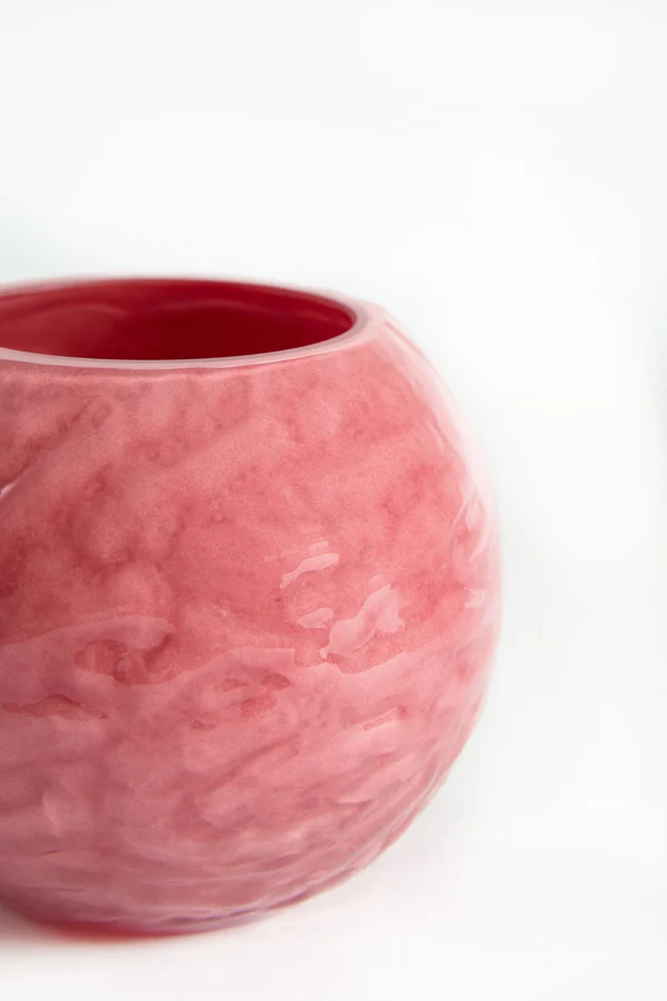 Tealight 10x8 cm ECLAT glass dark pink