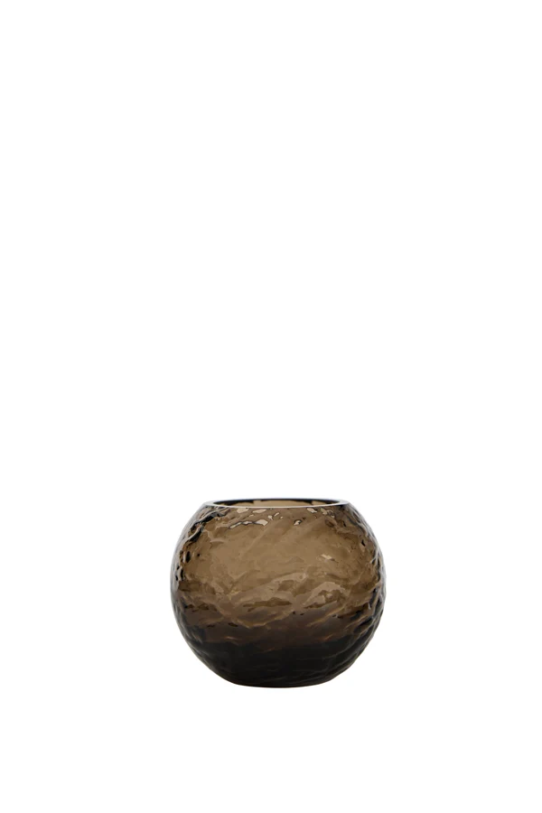 Tealight 10x8 cm ECLAT glass dark brown