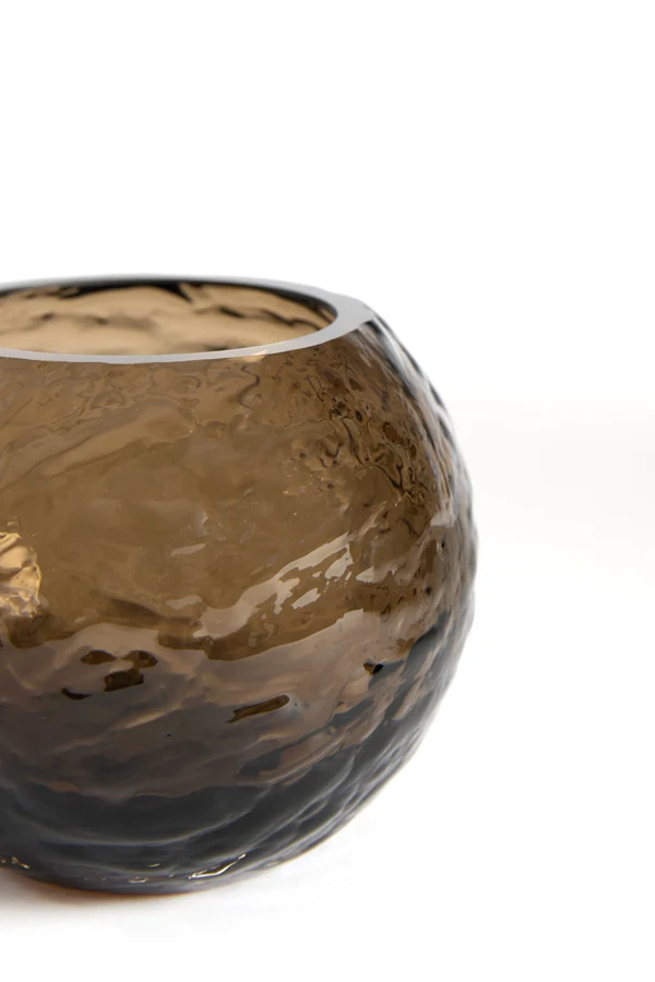 Tealight 10x8 cm ECLAT glass dark brown